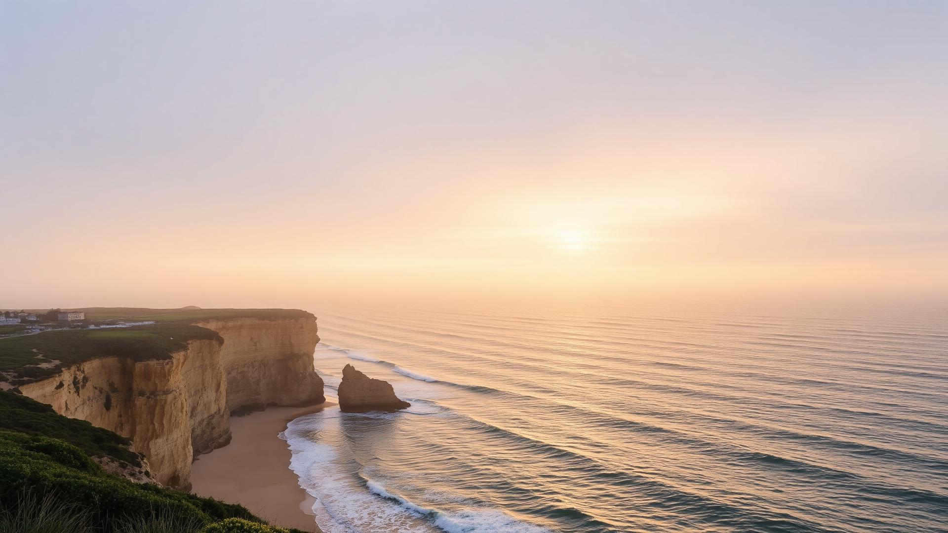 Cronulla coastline at golden hour